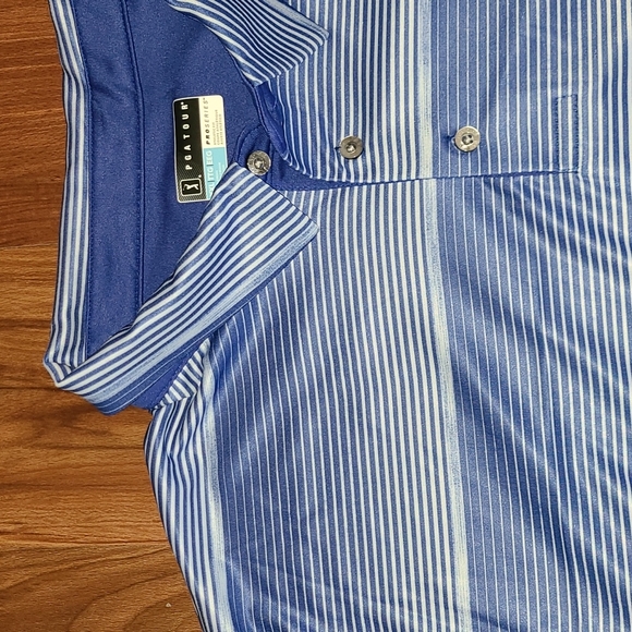 PGA blueberry Pro Series golf shirt - Picture 2 of 2